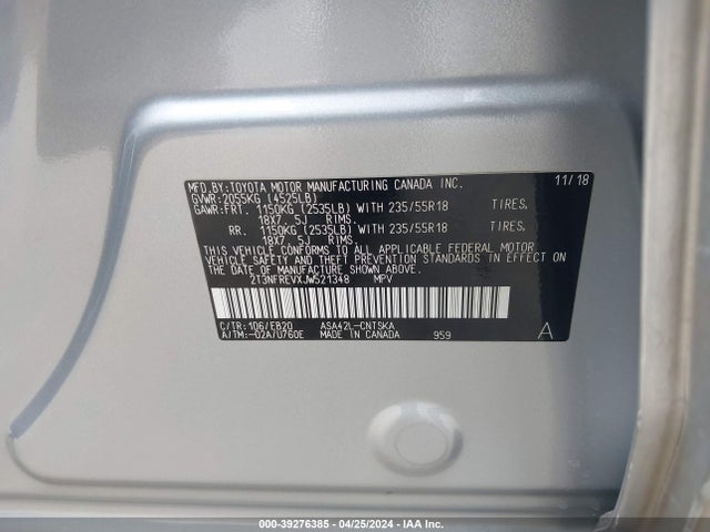 Toyota RAV4 SE 2018 2T3NFREVXJW521348 Image 9