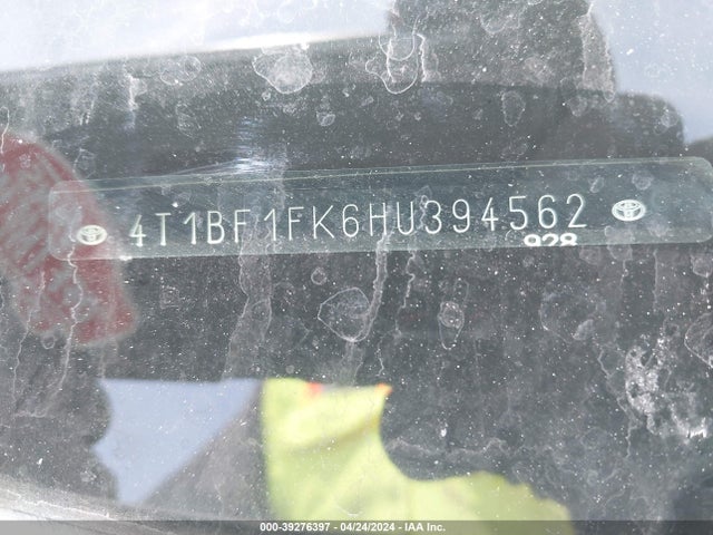 Toyota CAMRY SE 2017 4T1BF1FK6HU394562 Image 9