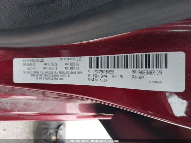 1C3CCCAB8FN680395 Chrysler 200 Limited