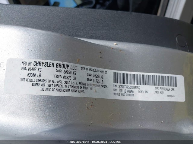 2013 FIAT 500 3C3CFFAR5DT583156 Photo 8