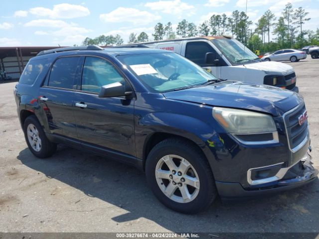 Продажа на аукционе авто 2015 Gmc Acadia Sle-1, vin: 1GKKRNED0FJ259411, номер лота: 39276674