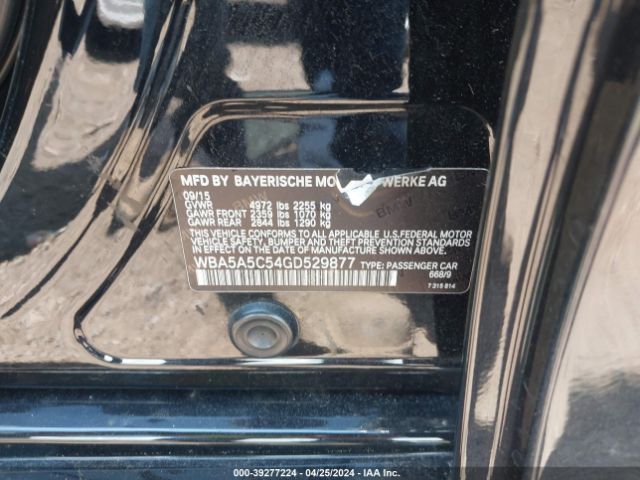 WBA5A5C54GD529877 BMW 528I