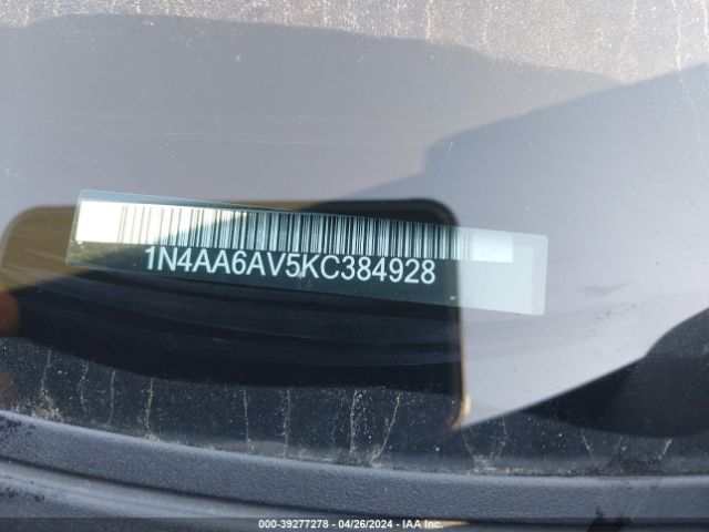 1N4AA6AV5KC384928 Nissan Maxima 3.5 Sr