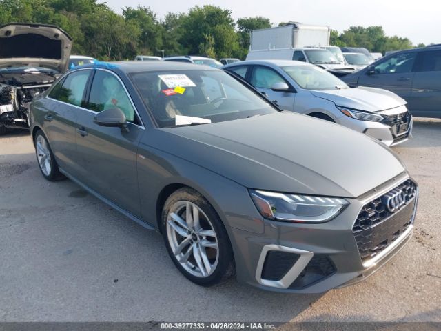 Auction sale of the 2023 Audi A4 Premium Plus 45 Tfsi S Line Quattro S Tronic, vin: WAUEAAF44PN010480, lot number: 39277333