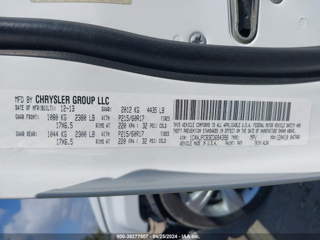 Jeep Patriot Limited 2014 1C4NJPCB3ED694398 Image 9