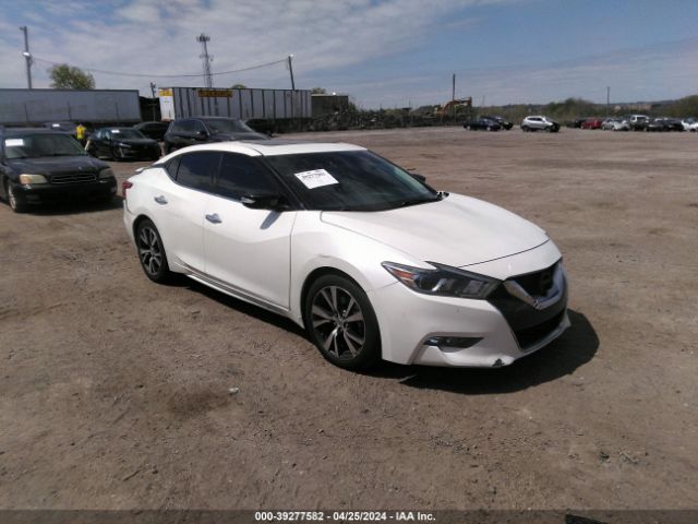 Auction sale of the 2017 Nissan Maxima 3.5 Sv, vin: 1N4AA6AP2HC391118, lot number: 39277582