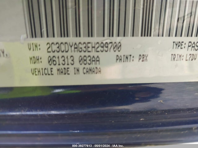 Dodge Challenger Sxt 2014 2C3CDYAG3EH299700 Image 9