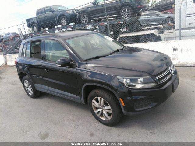 Auction sale of the 2016 Volkswagen Tiguan S, vin: WVGAV7AX4GW501244, lot number: 39278165