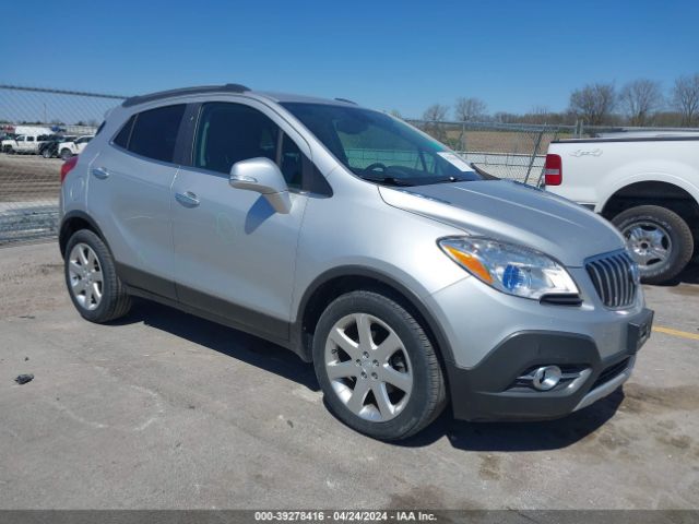 39278416 :رقم المزاد ، KL4CJCSB1FB207806 vin ، 2015 Buick Encore Leather مزاد بيع