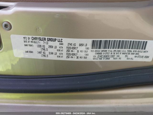 2C4RC1BG8ER115957 Chrysler Town & Country Touring