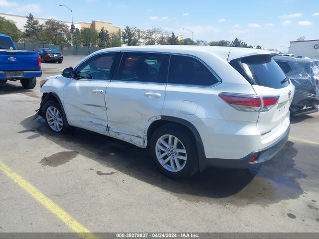 Toyota Highlander Le 2016 5TDZARFH6GS021206 Image 3