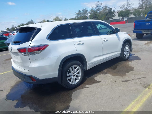 Toyota Highlander Le 2016 5TDZARFH6GS021206 Image 4
