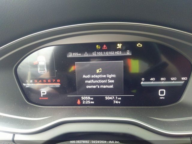 WA1B4AFY3P2133389 Audi Sq5 Premium Plus Tfsi Quattro Tiptronic