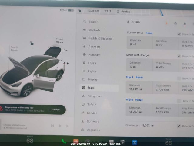 7SAYGDEE6PF799288 Tesla Model Y Awd/long Range Dual Motor All-wheel Drive