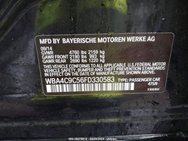 WBA4C9C56FD330583 BMW 428 Gran Coupe Xdrive