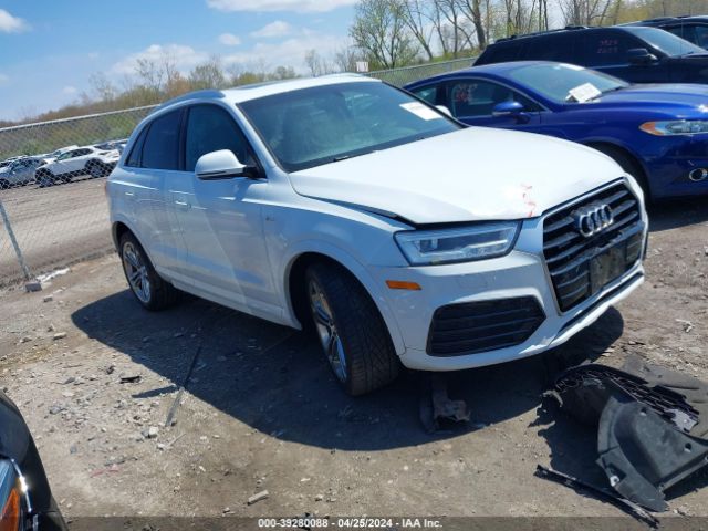 39280088 :رقم المزاد ، WA1GFCFSXGR019341 vin ، 2016 Audi Q3 Prestige مزاد بيع