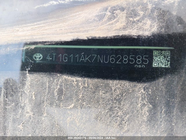 Toyota CAMRY SE 2022 4T1G11AK7NU628585 Image 9