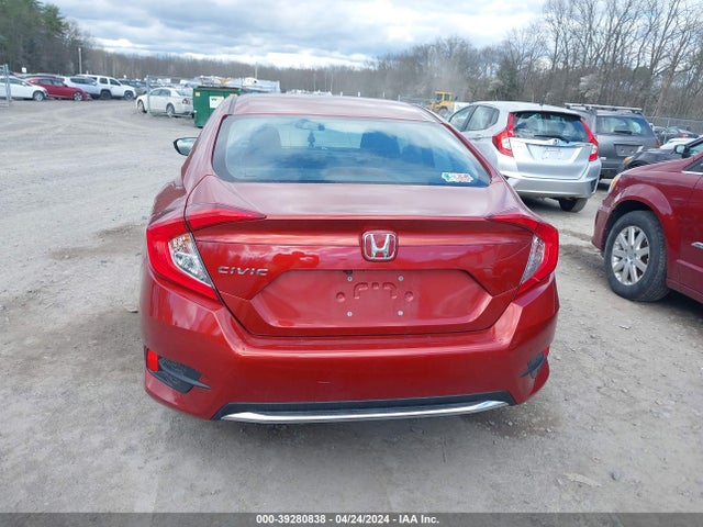 Honda Civic Lx 2020 2HGFC2F6XLH533998 Image 16
