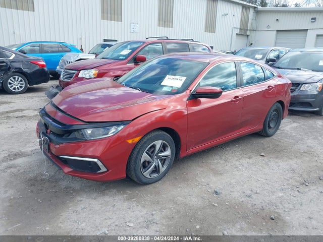 Honda Civic Lx 2020 2HGFC2F6XLH533998 Image 2