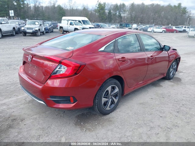Honda Civic Lx 2020 2HGFC2F6XLH533998 Image 4
