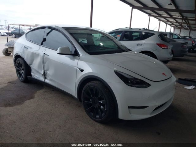 2023 Tesla Model Y Awd/long Range Dual Motor All-wheel Drive მანქანა იყიდება აუქციონზე, vin: 7SAYGDEE2PF627985, აუქციონის ნომერი: 39281089