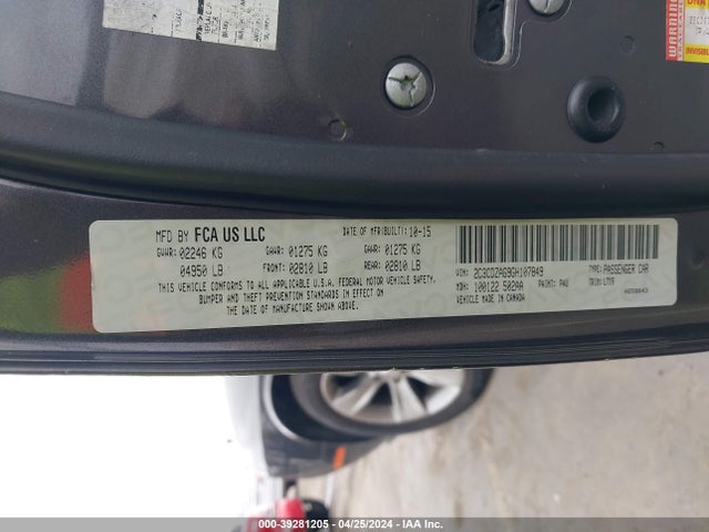 Dodge Challenger Sxt 2016 2C3CDZAG9GH107849 Image 9