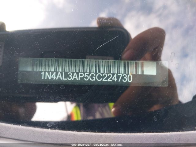 1N4AL3AP5GC224730 Nissan Altima 2.5 Sr