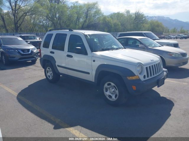 Auction sale of the 2006 Jeep Liberty Sport, vin: 1J4GL48K76W255649, lot number: 39281291