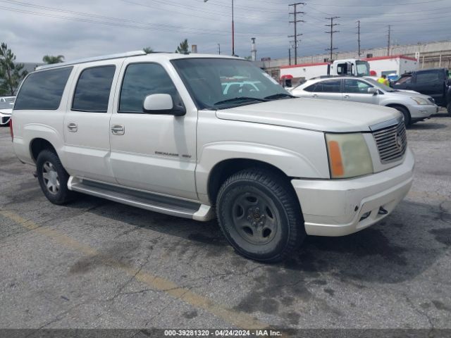 Auction sale of the 2003 Cadillac Escalade Esv Standard, vin: 3GYFK66N23G285630, lot number: 39281320
