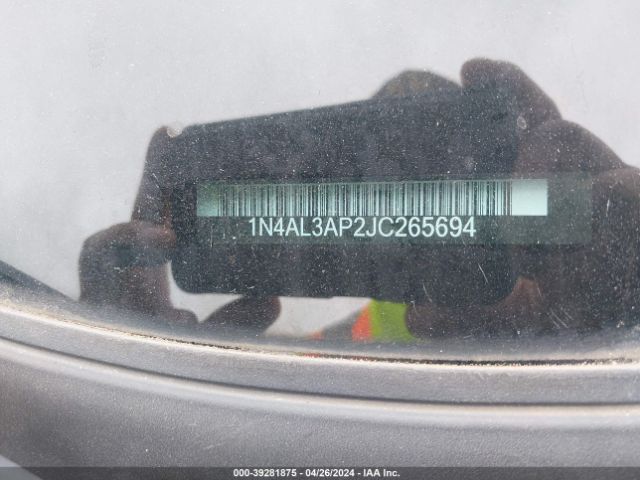 1N4AL3AP2JC265694 Nissan Altima 2.5 Sr