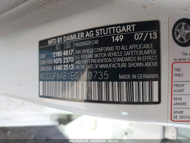 WDDGF8AB1EG180735 Mercedes-Benz C 300 Luxury 4matic/sport 4matic