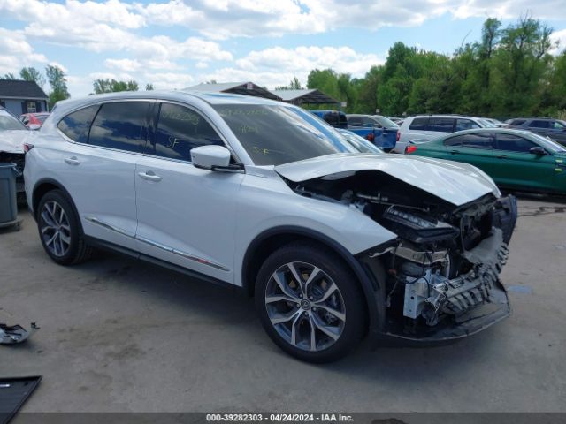 Aukcja sprzedaży 2022 Acura Mdx Technology Package, vin: 5J8YE1H43NL035947, numer aukcji: 39282303