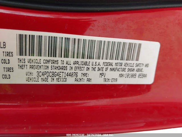Dodge Journey Sxt 2014 3C4PDCBG4ET144076 Image 9