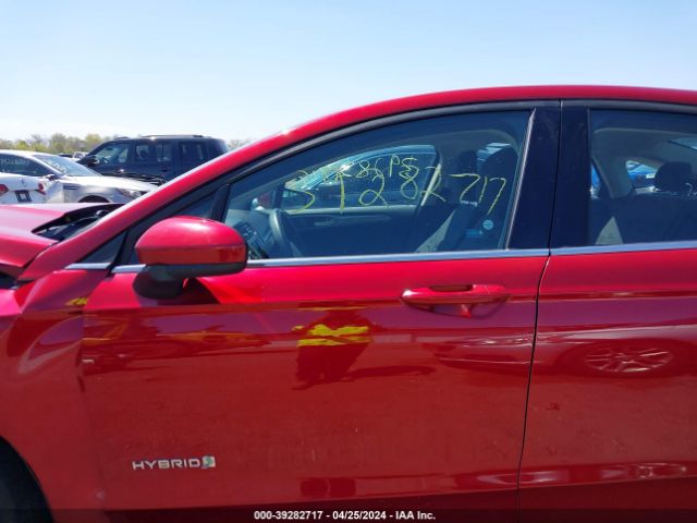 3FA6P0LU9JR147218 Ford Fusion Hybrid Se