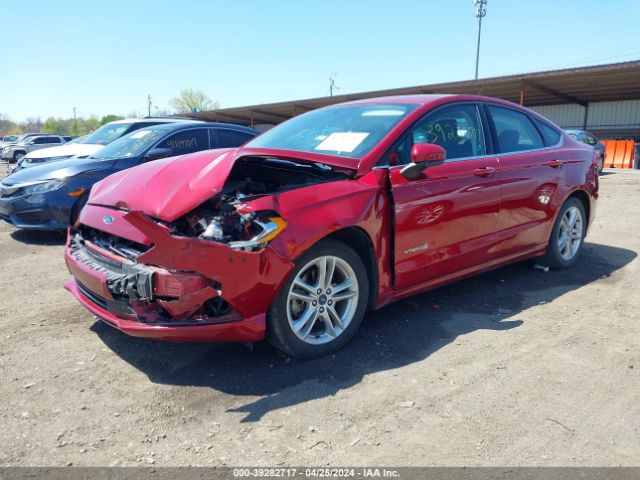 3FA6P0LU9JR147218 Ford Fusion Hybrid Se