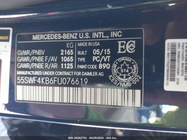 55SWF4KB6FU076619 Mercedes-Benz C 300 4matic/luxury 4matic/sport 4matic