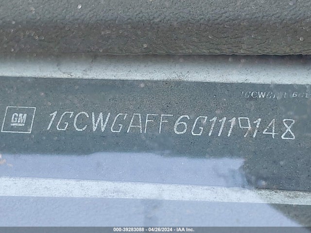 Chevrolet Express 2500 Work Van 2016 1GCWGAFF6G1119148 Image 9