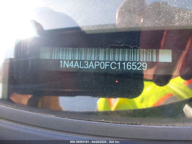 Nissan Altima 2.5 Sl 2015 1N4AL3AP0FC116529 Image 9