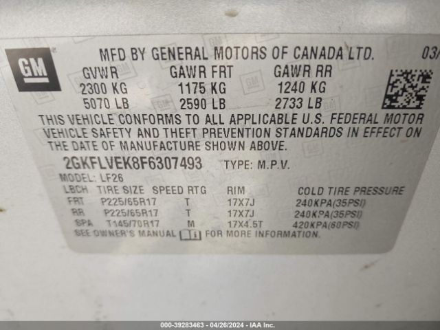 2GKFLVEK8F6307493 GMC Terrain Sle-1