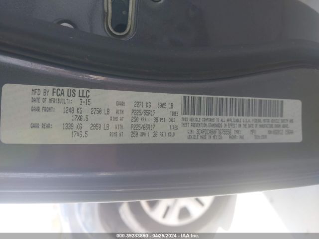 3C4PDCAB0FT675556 Dodge Journey American Value Pkg