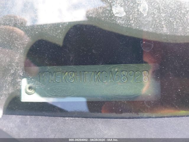 1FM5K8HT7KGA68928 Ford Explorer Platinum