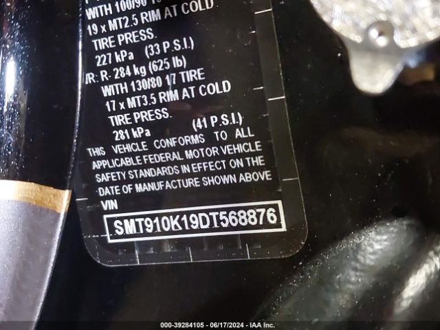 2013 TRIUMPH MOTORCYCLE BONNEVILLE SMT910K19DT568876 Photo 9