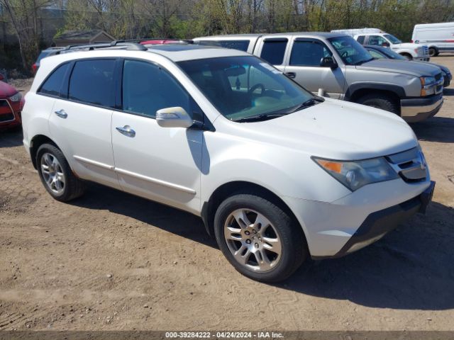 Auction sale of the 2008 Acura Mdx Technology Package, vin: 2HNYD28608H549677, lot number: 39284222
