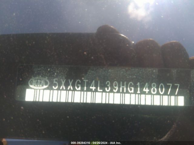 5XXGT4L39HG148077 KIA Optima Lx