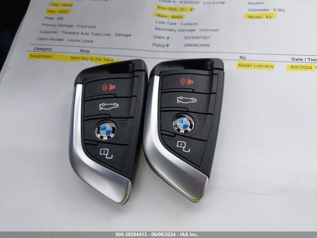 BMW X3 Xdrive30i 2023 5UX53DP00P9R74043 Image 11