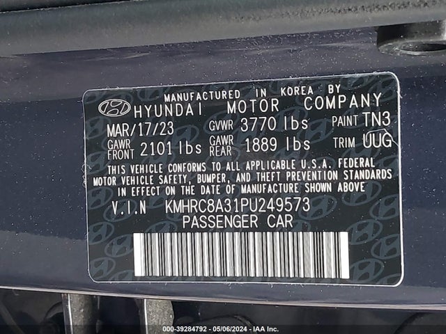 Hyundai Venue Limited 2023 KMHRC8A31PU249573 Image 9