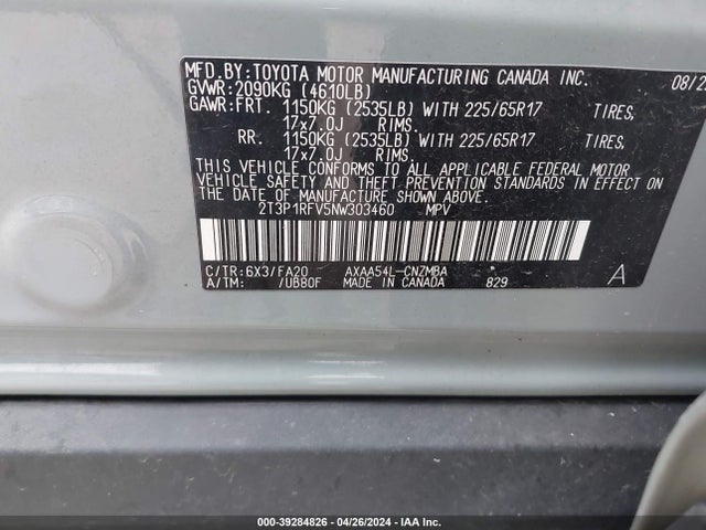 Toyota Rav4 Xle 2022 2T3P1RFV5NW303460 Image 9