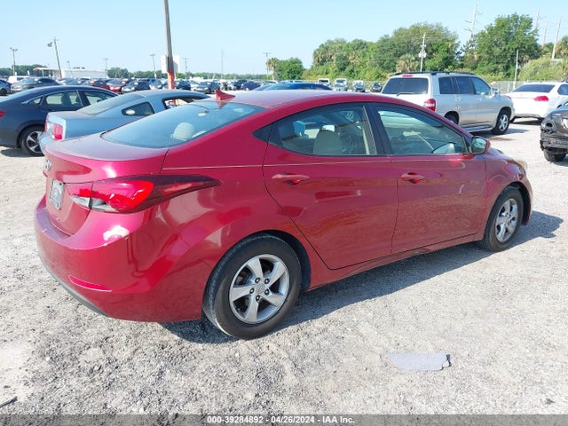 Hyundai ELANTRA SE 2014 5NPDH4AE7EH466966 Image 4