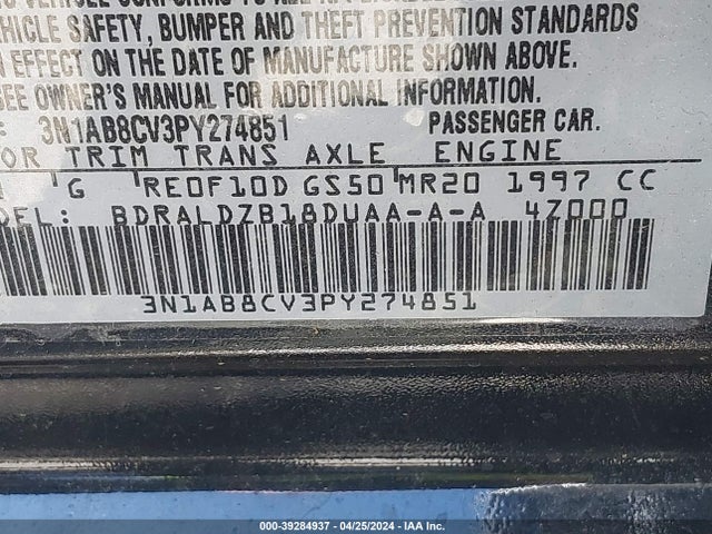 Nissan Sentra Sv Xtronic Cvt 2023 3N1AB8CV3PY274851 Image 9