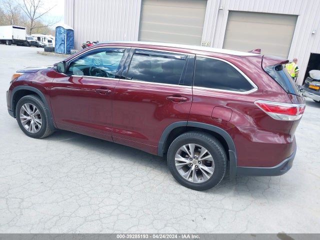 Toyota Highlander Xle V6 2015 5TDJKRFH1FS088370 Image 3
